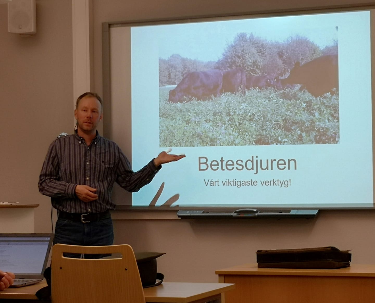 Föreläsning om regenerativt jordbruk på Bältaregården